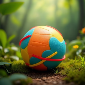 Juguetes para Exteriores, Pelotas de Vinilo Jungle World, 5/130 mm, Paquete de 12 - Product Image 3