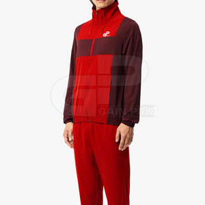 Chándal de algodón y poliéster a prueba de viento de último diseño, chándal de hombre de talla grande con logotipo personalizado - Product Image 1