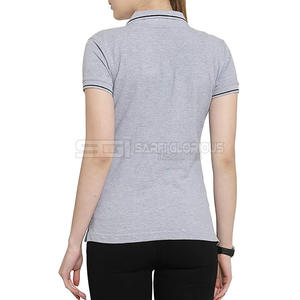 Polos en polyester à manches courtes pour femmes, très vendus, de haute qualité, polos d'été, vêtements de jogging pour femmes, polos de golf - Product Image 2