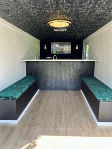 Boozy Mobil Bar Enclosed <b>Concession</b> <b>Trailer</b> Conversion with Tap Tower and TV - Product Image 5