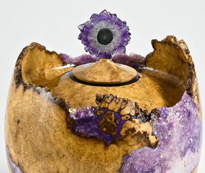 Exquisita urna de madera de mango grande hecha a mano con urna conmemorativa en forma de cereza antigua para adultos/todo el funeral por AYAANS - Product Image 5