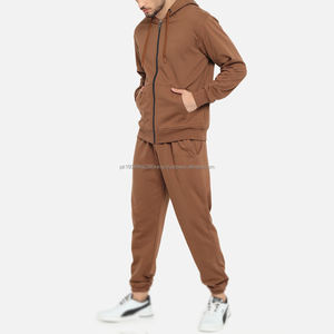 Conjunto deportivo de dos piezas para hombre, sudadera con capucha y pantalones con logotipo personalizado, material duradero, ropa deportiva al por mayor, OEM, ODM, MOQ bajo - Product Image 3