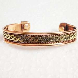 Pulseras de cuentas de brazalete de cobre puro atractivo moderno Unisex para fiestas de moda estilo religioso bajo MOQ Aleación de latón hecha principalmente - Product Image 6