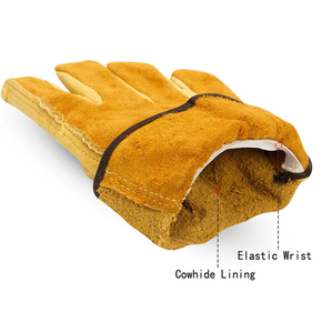 Guantes de trabajo de cuero SUMROOS, precio al por mayor, nuevo diseño personalizado, ajuste suave de alta calidad, OEM, guantes de trabajo de cuero más populares - Product Image 3