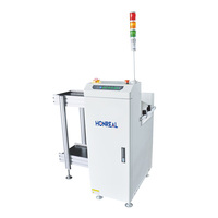 Empileur de cartes PCB à grande capacité avec sortie automatique, largeur réglable, empileur de cartes PCB en ligne, convoyeur d'empilage automatique de cartes PCB