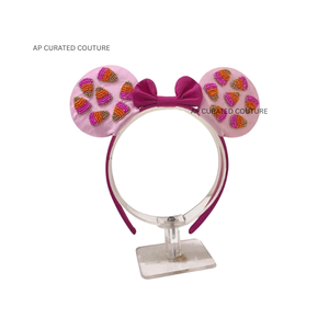 Diadema Funky de Halloween de último diseño para niñas, cuentas de semillas tejidas a mano, calabaza, murciélago, fantasma para fiestas y festividades - Product Image 5