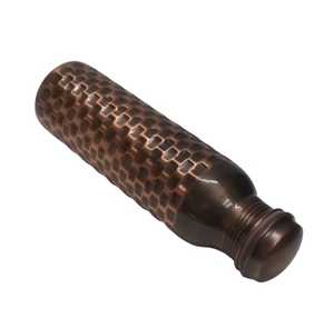 Bouteille d'eau en cuivre antique de dernière conception pour l'eau minérale Conteneur d'eau potable Bouteilles de yoga pour la santé - Product Image 1