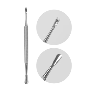 Outil de dissolvant de vernis à ongles en Gel Double face de qualité supérieure lame incurvée tondeuse à callosités fourche à peau morte poussoir à ongles pour les doigts - Product Image 1