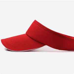 Casquette de plage en gros, protection UV, unisexe, pour tennis, softball, sport, avec logo personnalisé, visière d'été pour la course à pied - Product Image 4