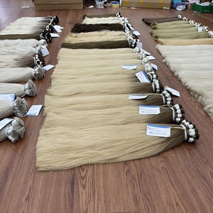 Extensiones de cabello vietnamita de calidad de lujo, cabello a granel de color, sin trama, estilo ondulado recto, precio al por mayor - Product Image 5