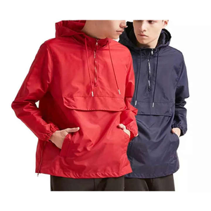 Veste de pluie design solide veste coupe-vent veste de printemps coupe-vent sport de haute qualité pour hommes - Product Image 1