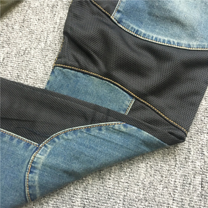 Pantalones Vaqueros de Motociclista Azules para Hombre, con Paneles de Malla Transpirable y Protección Certificada CE - Product Image 6