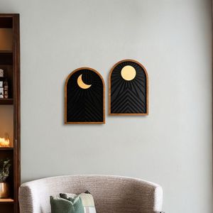 Lienzo gris hecho a mano, arte de pared, náutico, costero, decoración del hogar, cuerda, círculo, flor marítima, tema enmarcado, papel de vidrio - Product Image 2