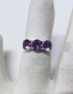 Bague papillon en améthyste naturelle, argent sterling 925, forme de créateur de luxe, bijoux de naissance unisexe, cadeau, sertissage en bezel - Product Image 5