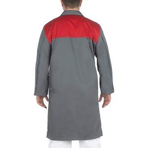 Delantal de Trabajo Unisex Gris/Rojo CBF Balducci Group, Ropa de Trabajo Profesional Hecha en Albania - Product Image 2