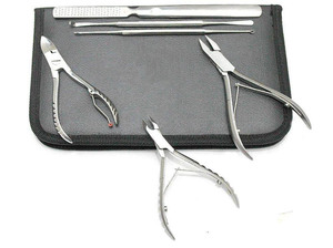 Juego básico de instrumentos de Podología de acero inoxidable, kit de herramientas para eliminar uñas de los pies, instrumentos quirúrgicos manuales para uso profesional - Product Image 3