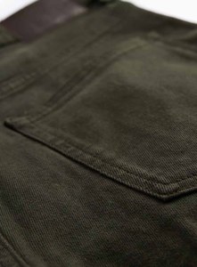 กางเกงชิโนถักผ้าคอตตอนออร์แกนิกสำหรับผู้ชายกางเกงผ้าชิโนทรงตรงยืดใส่ทำงานลำลองดีไซน์ตามสั่งผลิตจากโรงงาน - Product Image 4