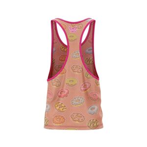 Men's Solid Color Athletic Tank <b>Top</b> Fitness Sports Training Vest Workout Fitness Wear with Racerback Design - Product Image 4