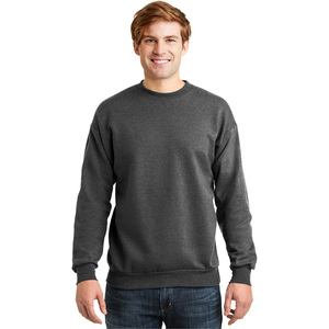 Sweat-shirt en polyester et coton de haute qualité pour hommes Basics, Conception légère à col rond en coton mélangé Logo personnalisé ODM pour l'hiver - Product Image 1