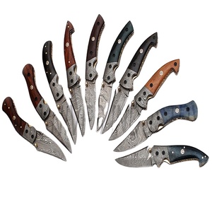 Lote de mezcla de 10 personalizado hecho a mano Damasco plegable bolsillo cuchillos (smk1216) - Product Image 1