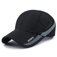 Fallschirm Stoff 6 Panel gebogene Krempe Baseball Cap benutzer definierte Stickerei Distressed Schnalle Strap back Hut für Männer Vintage Style