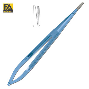 Jacobson ขากรรไกรตรง/โค้งสแตนเลสพร้อมที่จับทรงกลมที่ยึดเข็มแบบหนักพร้อมล็อค - Product Image 2