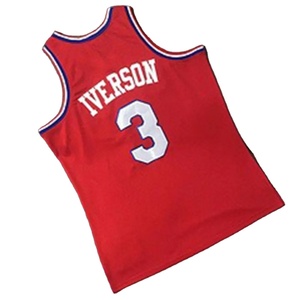 Maillot de basket-ball de l'équipe rouge personnalisé 100% tissu en maille de polyester bonne qualité vêtements de football de grande taille chemise de maillot de Laker - Product Image 2