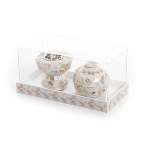 Quemador MOP Mabkhar de calidad superior Diseño fantástico Quemador Bakhoor de tamaño personalizado con cubierta acrílica y bandeja - Product Image 1