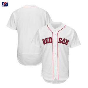 Jersey de béisbol de manga corta con botones para hombre, Jersey de béisbol con sublimación y bordado, color blanco, venta al por mayor - Product Image 4