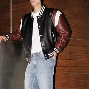 Veste de baseball d'hiver en laine 100% de haute qualité, vêtements pour hommes, fabricant de vestes de baseball personnalisées, veste universitaire pour l'école - Product Image 6