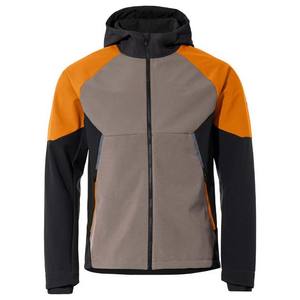 Vestes softshell pour hommes de haute qualité, personnalisées, en toile, col montant, logo sur le devant, imperméables, 100% polyester - Product Image 4