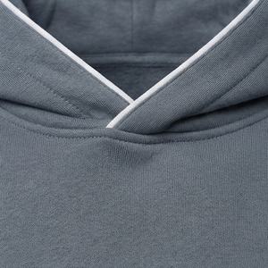 Ensemble de survêtement de sport pour homme personnalisé, sweat-shirt à capuche, 100% coton, tissu respirant, logo personnalisé, course à pied, survêtement de sport de plein air, ensemble de vêtements de sport - Product Image 4