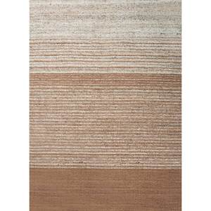 Alfombra de Lana y Viscosa Tejida a Mano con Diseño de Rayas en Rojo y Naranja para el Hogar Hwv-51081 - Product Image 1