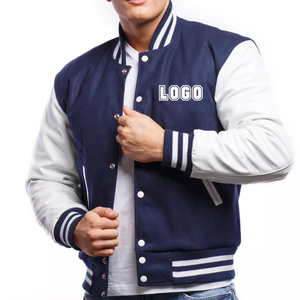 Acheter Vestes Varsity faites sur mesure de haute qualité broderie logo polaire à l'intérieur de doublure d'hiver Varsity Jacket personnalisé 2025 - Product Image 1