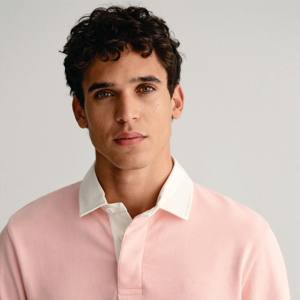 Polo de rugby de manga larga a la moda para hombre, duradero, cómodo e ideal para conjuntos informales y entusiastas del rugby - Product Image 3