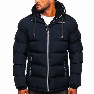 Blousons aviateur légers pour hommes Blouson matelassé en polyester sur mesure avec capuche imperméable Style High Street - Product Image 6