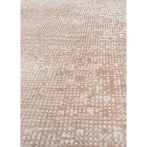 Alfombra Kavi Ivory de Lana y Seda de Bambú Anudada a Mano, Colección Afterglow, Abstracta, 10 mm, Rectangular, Hecha a Mano, para el Hogar, Pasillo, Eskm-01 - Product Image 3