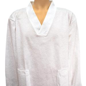 Peignoir jetable style kimono avec deux poches pour spa, hôtel ou usage esthétique - Product Image 3