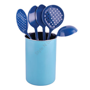 Ensemble d'outils de cuisine multifonctions de qualité supérieure en acier inoxydable avec porte-vaisselle Design durable - Product Image 1