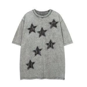 เสื้อยืดซักแบบกรดสำหรับผู้ชายเสื้อยืดสำหรับผู้ชายเสื้อยืดสำหรับผู้ชายเสื้อเชิ๊ตผู้ชายมีโลโก้บริษัท - Product Image 2