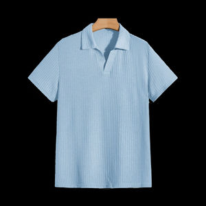2025เสื้อโปโลผู้ชายเนื้อเบาระบายอากาศแขนสั้นลำลองฤดูร้อนออกแบบได้ตามต้องการ - Product Image 2