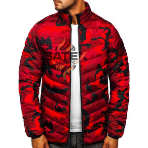 Chaquetas Acolchadas con Capucha para Hombre, Otoño, a la Moda, Cuello Alto Personalizado, Transpirables, Resistentes al Viento, con Colores y Tallas Personalizadas - Product Image 1