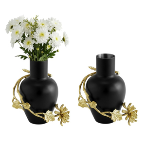 Jarrón de Flores de Diseño de Hojas de Latón Dorado de Acero Inoxidable de Alta Calidad para Decoración de Bodas en Casa, el Más Popular y en Oferta - Product Image 3