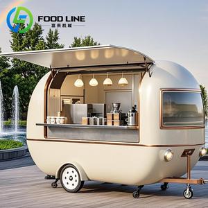 Carrito de Comida Rápida 2026 con Remolque de <span class=keywords><strong>Catering</strong></span> Móvil, Remolque de Comida para Restaurante Totalmente Equipado - Product Image 1