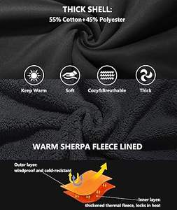 Sudaderas con capucha informales de invierno para hombre, Color sólido, 100% algodón, forro polar, ajuste Regular, secado rápido y transpirable, alta calidad - Product Image 2