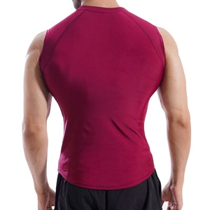 Débardeur de compression extensible pour homme – Haut de sport, yoga, fitness, couleur unie, prix bas, vêtement d'entraînement pour l'extérieur - Product Image 5