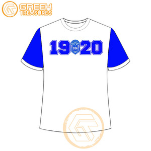 Venta al por mayor personalizada Zeta Phi Beta mujeres camiseta hermandad ropa algodón camisetas más finas mujeres fraternidad prendas - Product Image 1