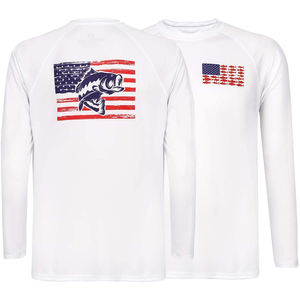 Camisas de pesca de manga larga, camisa de tela UV personalizada para hombres, protección solar, manga completa, resistente a las manchas, absorbe la humedad - Product Image 4