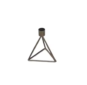 Candelabro Nórdico Geométrico de Dos Cabezas, Soporte Alto de Metal Dorado de Lujo para Velas, Accesorios de Iluminación para Decoración del Hogar - Product Image 2