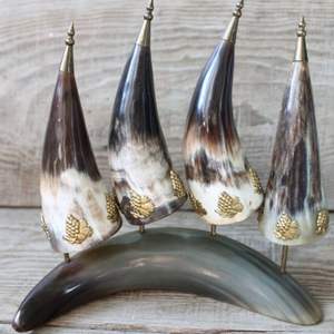 Tazas únicas de cerveza de cuerno para beber para los entusiastas tradicionales de la cerveza por Tayyab Handicraft - Product Image 3